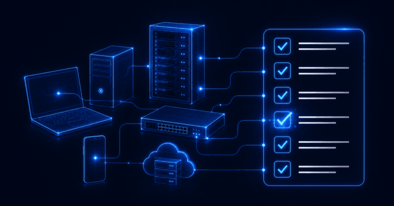 IT asset audit graphic represenation