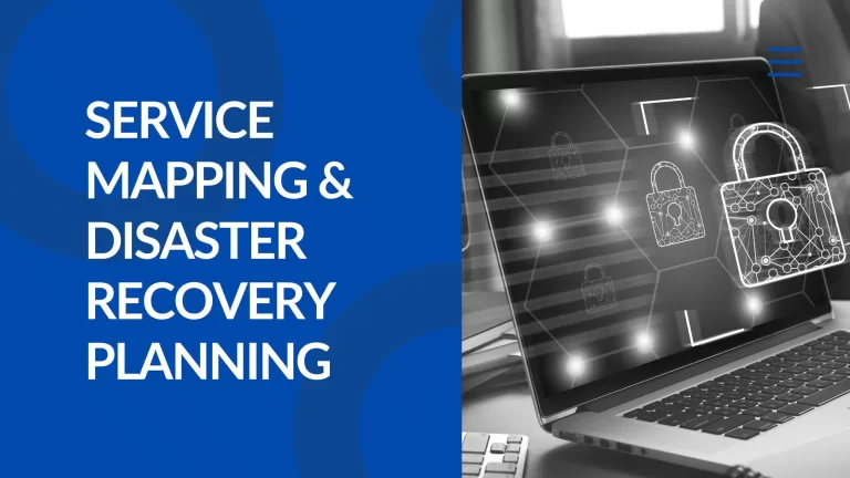 Service mapping and disaster recovery planning