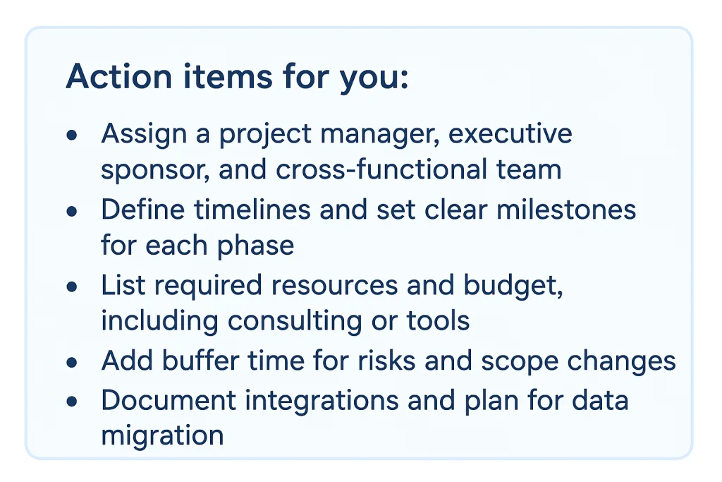 Develop a detailed project plan with timelines and milestones