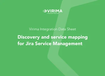 Jira Service Management Integration Data Sheet