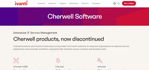 Cherwell service management