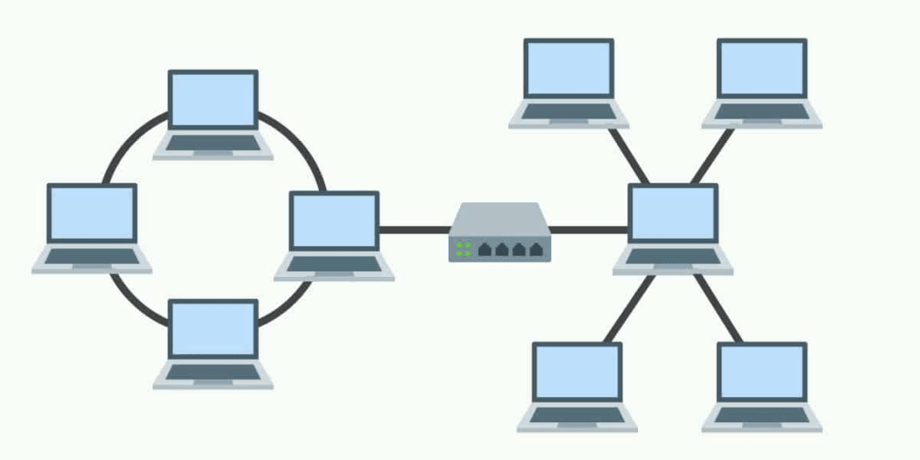 Hybrid network topology