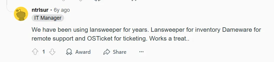 Lansweeper Reviews
