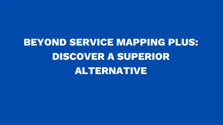 service mapping plus