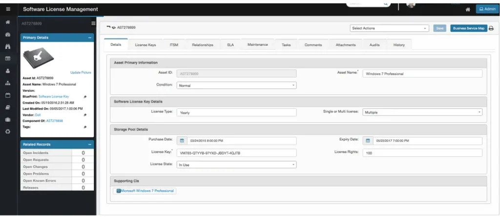  Precise monitoring of software licenses and usage throughout the organization
