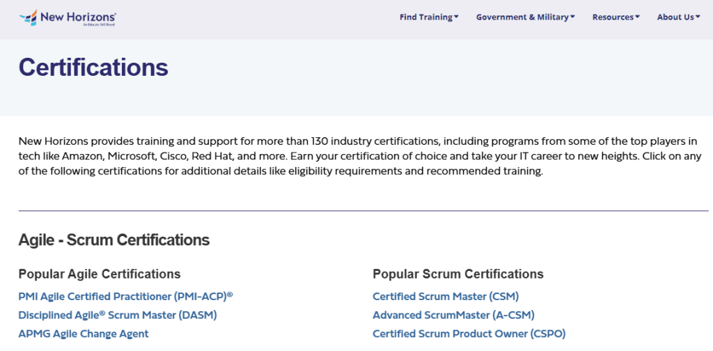New Horizon ITAM training