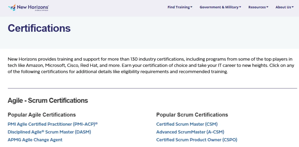 New Horizon ITAM training