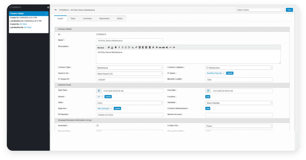 Oversee both vendor service level agreements (SLAs) and the ones your organization must maintain.IT asset management checklist