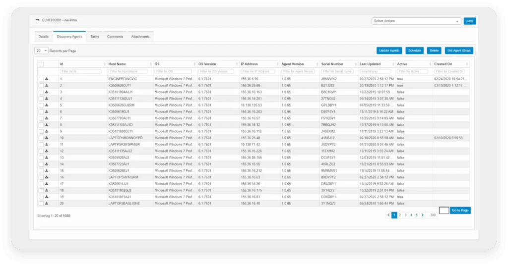 Virima's software license tracking featureSharepoint IT asset management