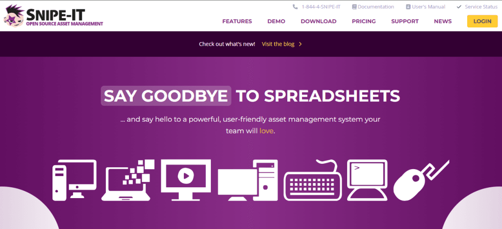 Snipe-IT open source IT asset management tools
