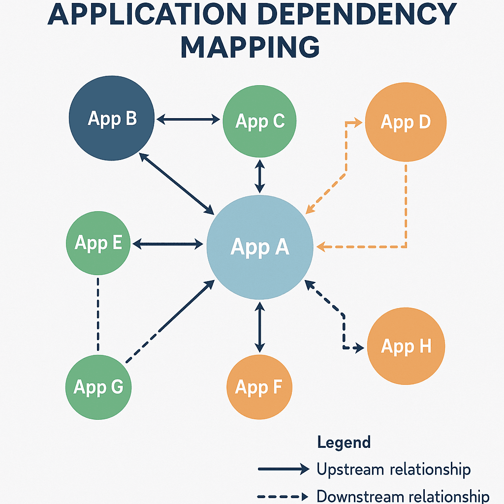 What is application dependency mapping
