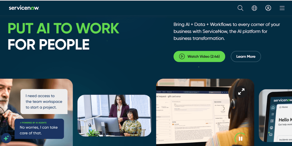      Alt text: ServiceNow ITAM website  
