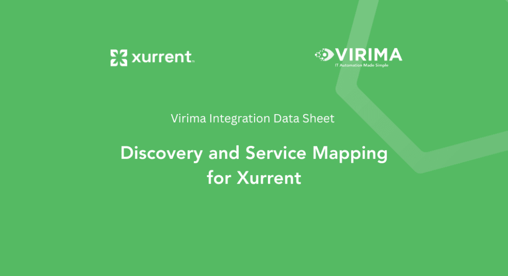 Discovery and Service Mapping for Xurrent