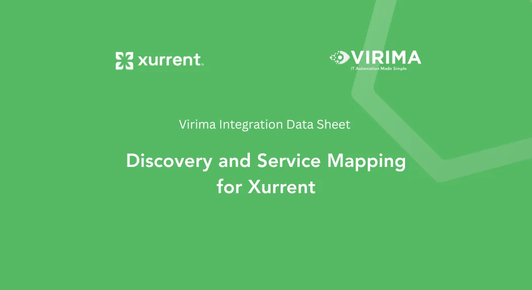 Discovery and Service Mapping for Xurrent