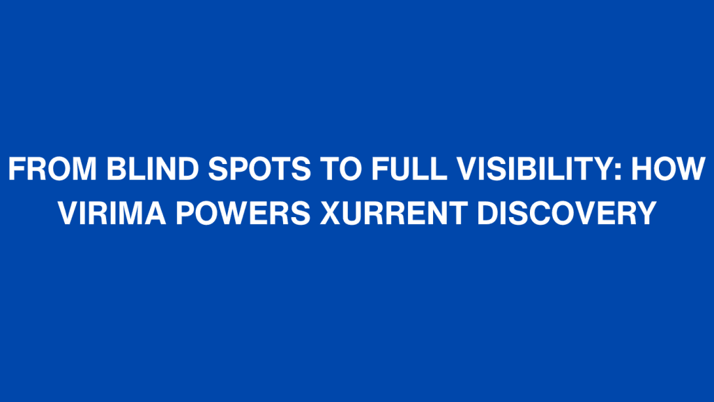 Xurrent asset discovery