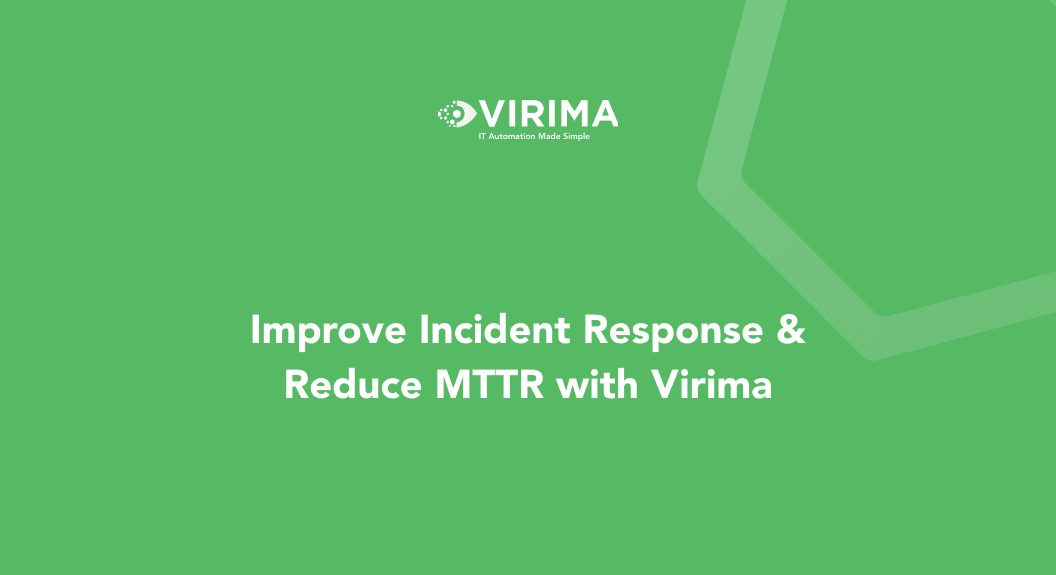 Reduce MTTR