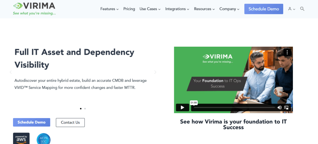 Virima – Unified IT asset management with compliance at the core
