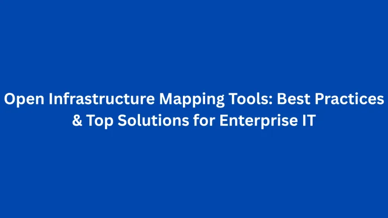 Open infrastructure monitoring