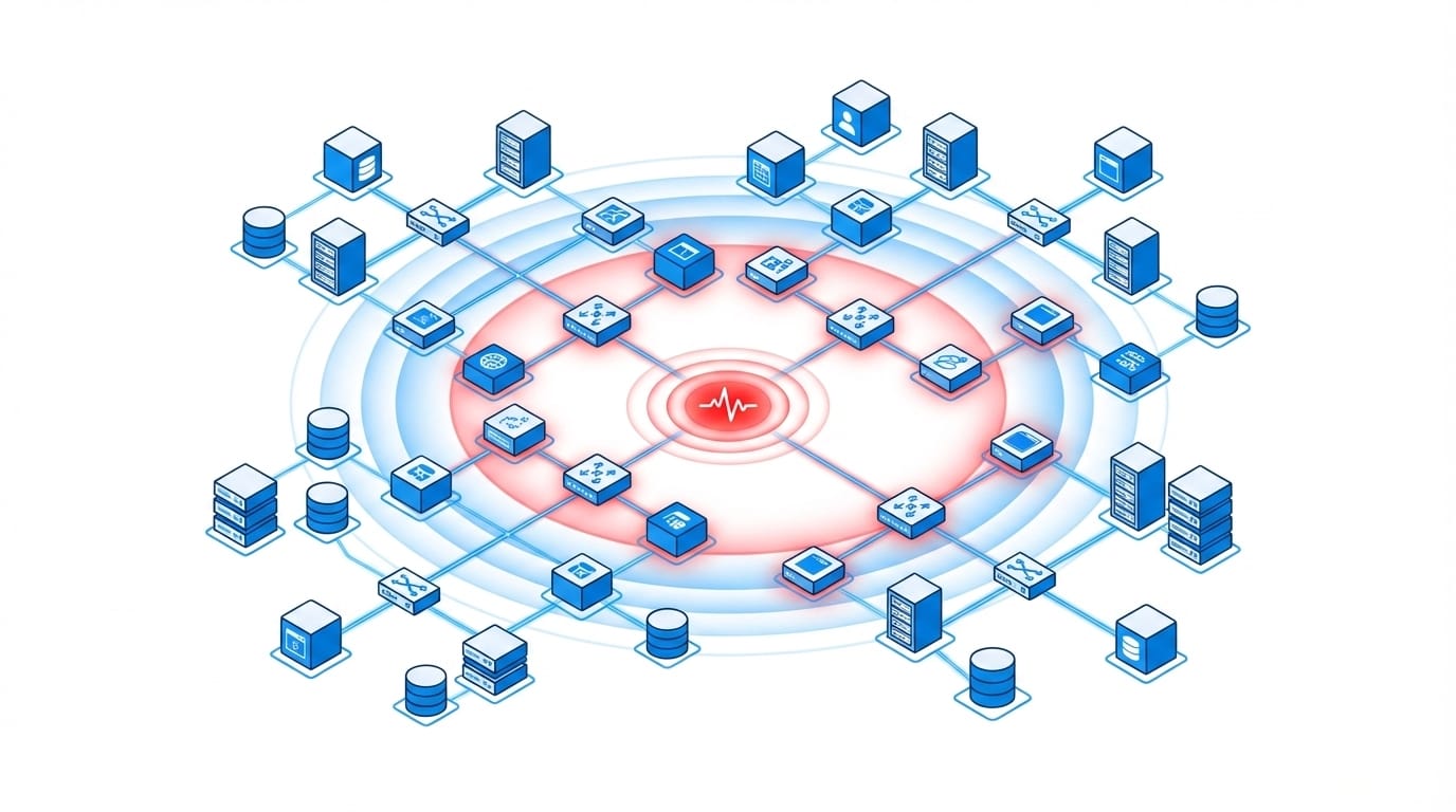 CMDB-backed incident management reducing MTTR with real-time CI data and service maps