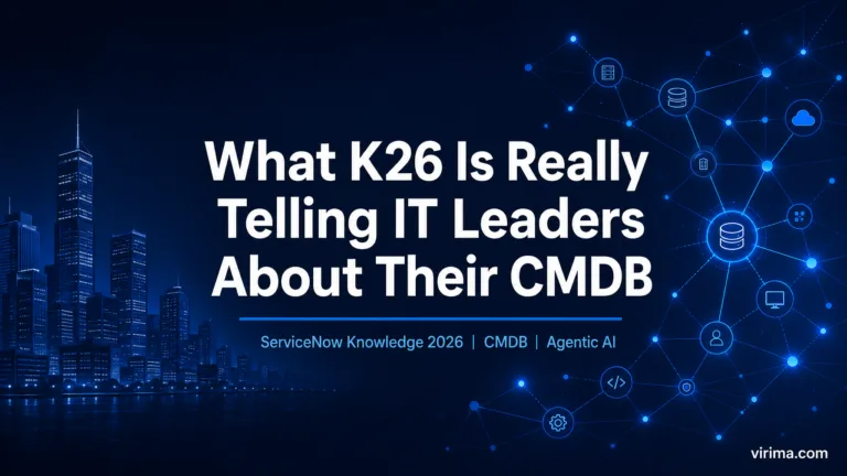 What K26 Is Really Telling IT Leaders About Their CMDB