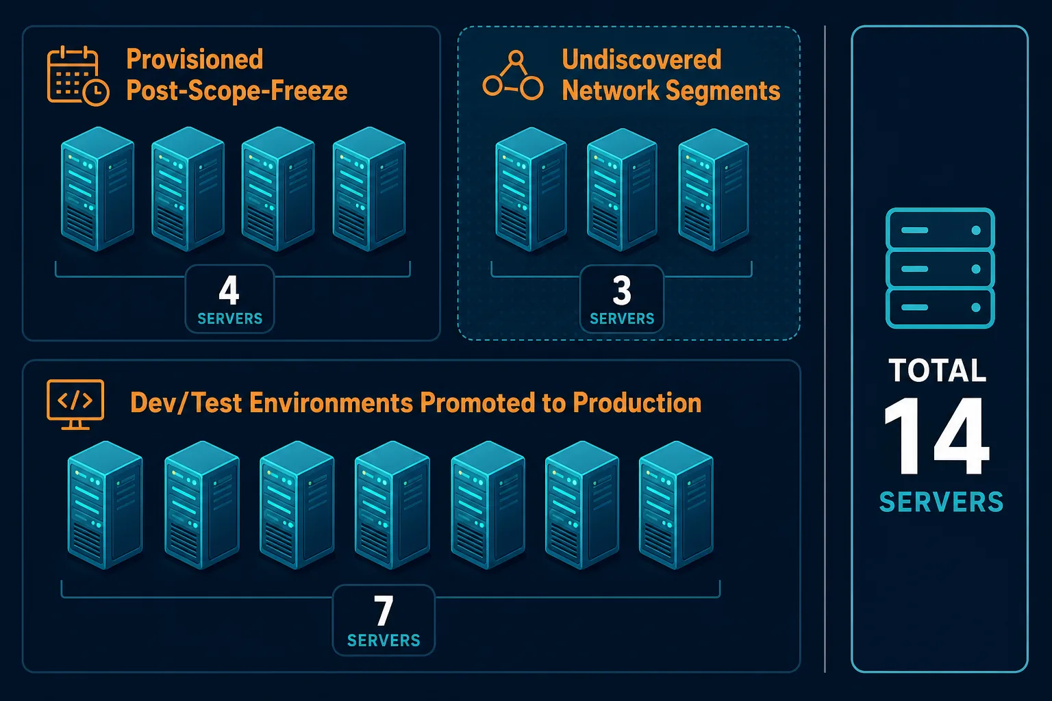 Conceptual Diagram Showing Three Categor — Virima Eol Server Discovery Cmdb