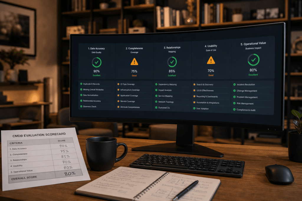 CMDB EVALUATION SCORECARD