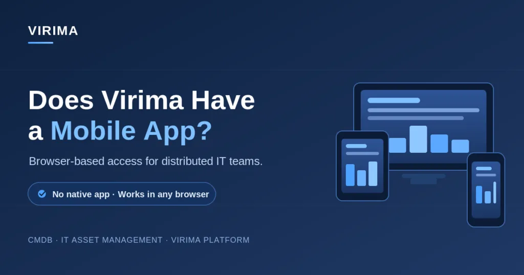 Does Virima Have a Mobile App? Access & Options