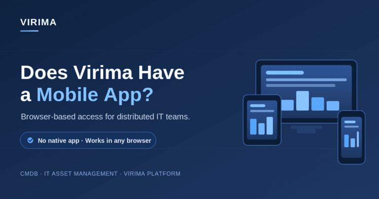 Does Virima Have a Mobile App? Access & Options