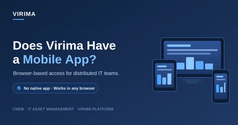 Does Virima Have a Mobile App? Access & Options