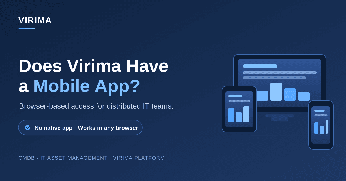 Does Virima Have a Mobile App? Access & Options