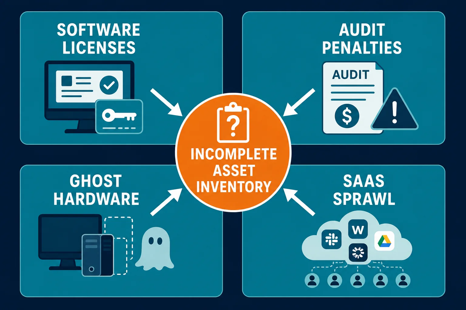 Four Quadrant Diagram Showing The Four M Four Quadrant Diagram Showing The Four M — Reduce It Asset Management Costs