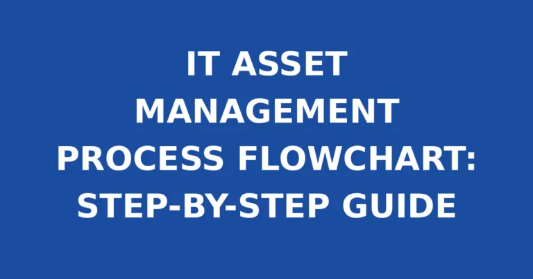 IT ASSET MANAGEMENT PROCESS FLOWCHART: STEP-BY-STEP GUIDE