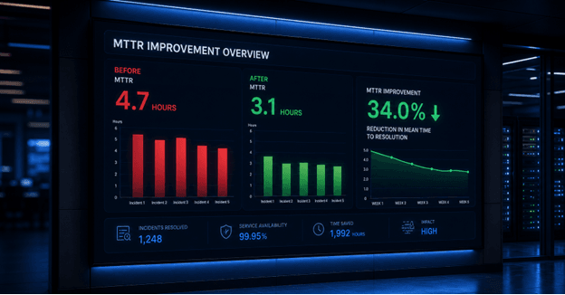 MTTR IMPROVEMENT OVERVIEW