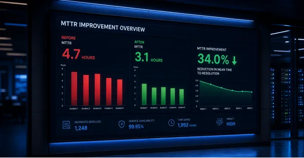MTTR IMPROVEMENT OVERVIEW
