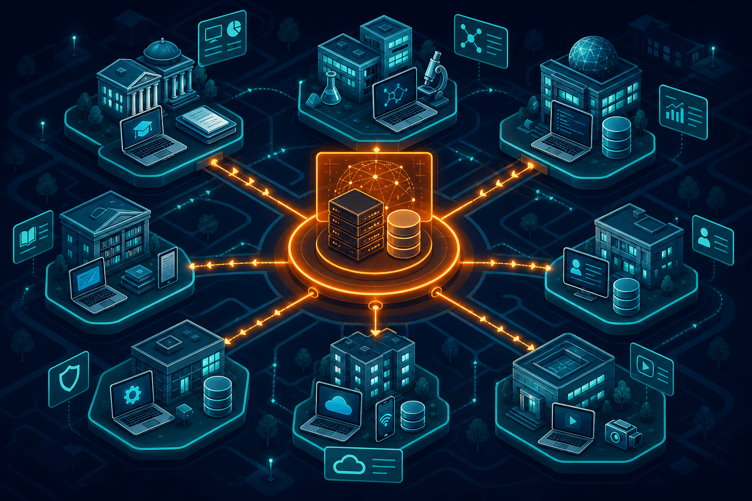 Campus Technology Map Linking Colleges L — It Asset Management Higher Education