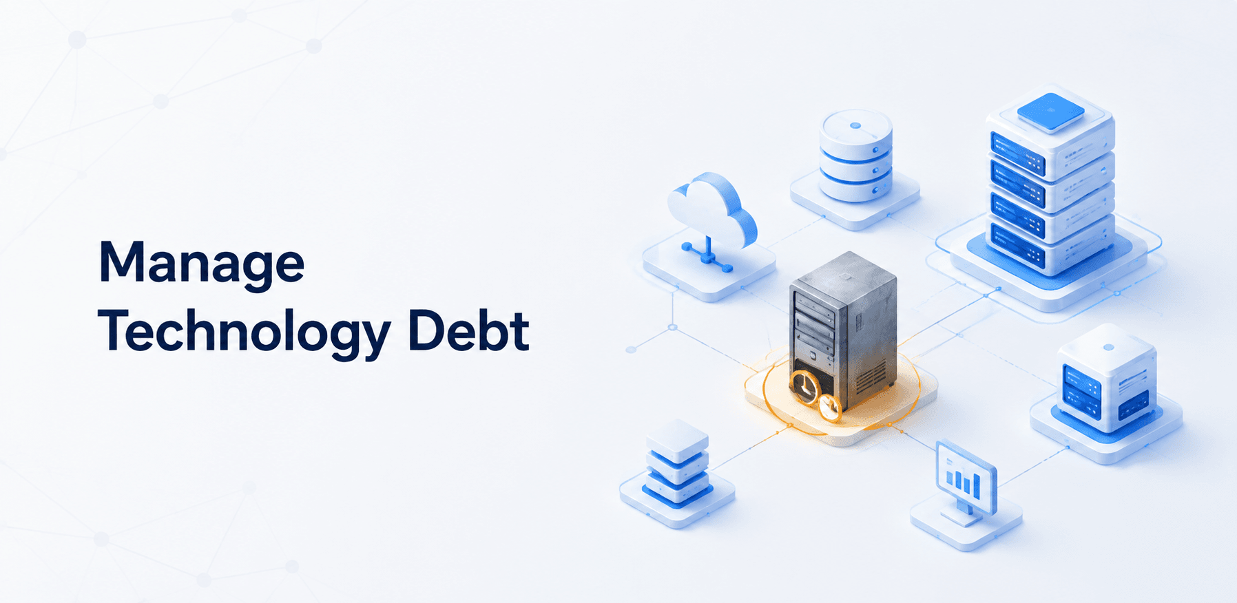 banner for tech debt and eol exposure