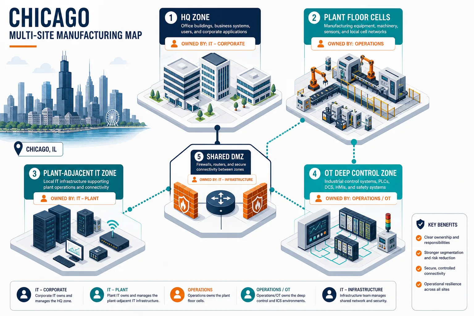 Chicago Multi Site Manufacturing Map Sho Chicago Multi Site Manufacturing Map Sho — Ot It Asset Discovery Chicago Manufacturing