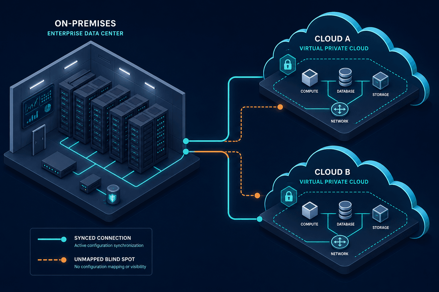Conceptual Diagram Showing Hybrid Cloud Conceptual Diagram Showing Hybrid Cloud — Hybrid Cloud Asset Discovery Atlanta Enterprises