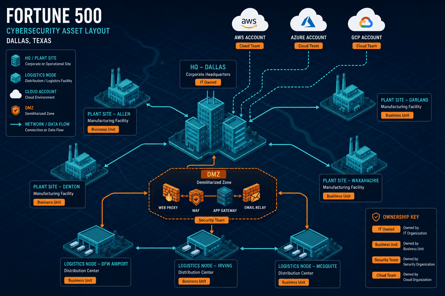 Dallas Fortune 500 Multi Site Cybersecur Dallas Fortune 500 Multi Site Cybersecur — It Asset Visibility Dallas Fortune 500 Cybersecurity