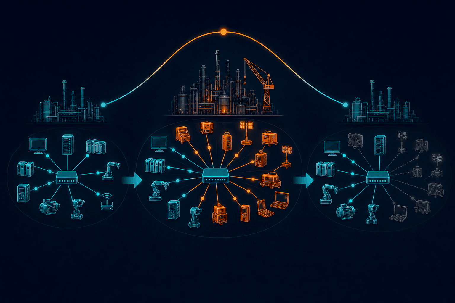 Device Churn Curve Across A Gulf Device Churn Curve Across A Gulf — Ot Asset Visibility Gulf Coast Petrochemical