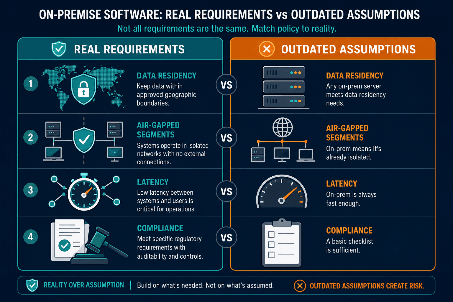 Matrix Comparing Real Technical Requirem Matrix Comparing Real Technical Requirem — On Premise Software 2026 Deployment Guide