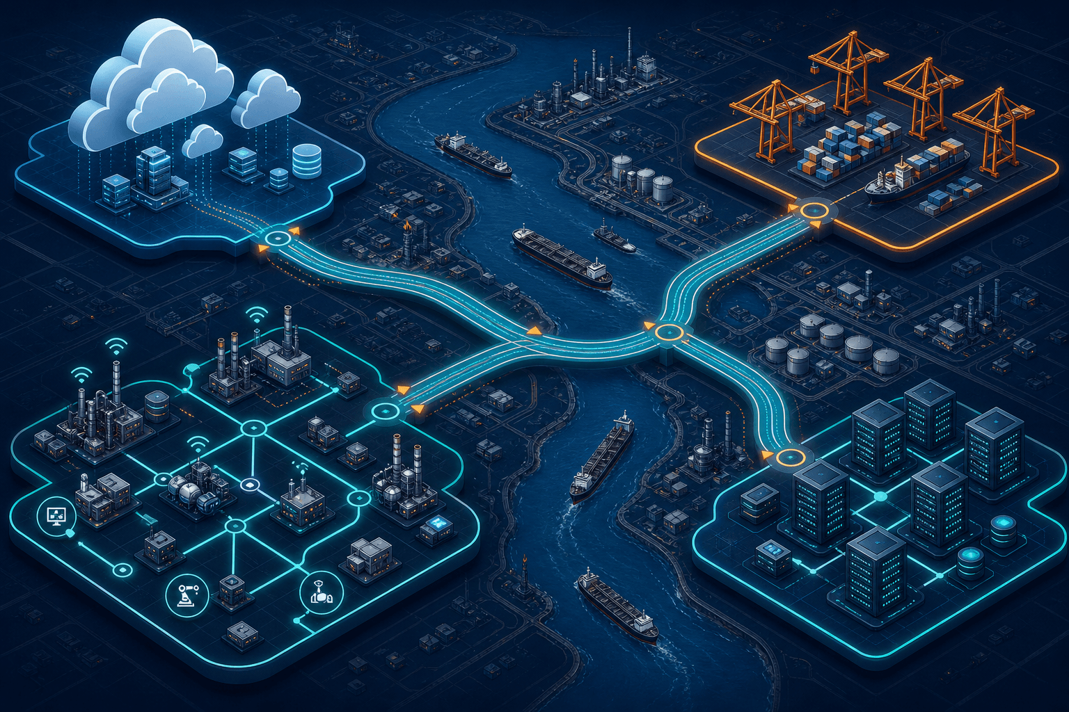Multi Domain Houston Ship Channel It Est Multi Domain Houston Ship Channel It Est — Cmdb Automation Houston Ship Channel Petrochemical Logistics