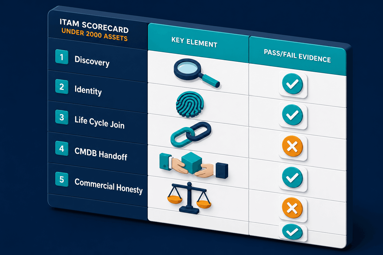 Scorecard For Itam Under 2000 Assets - Itam Software For Companies Under 2000 Assets