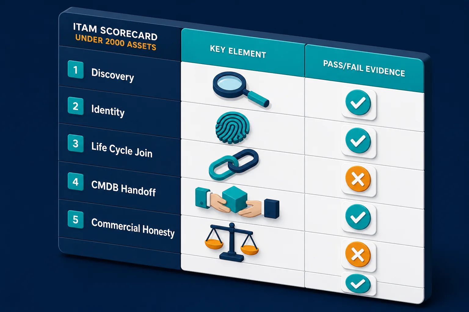 Scorecard For Itam Under 2000 Assets Scorecard For Itam Under 2000 Assets — Itam Software For Companies Under 2000 Assets