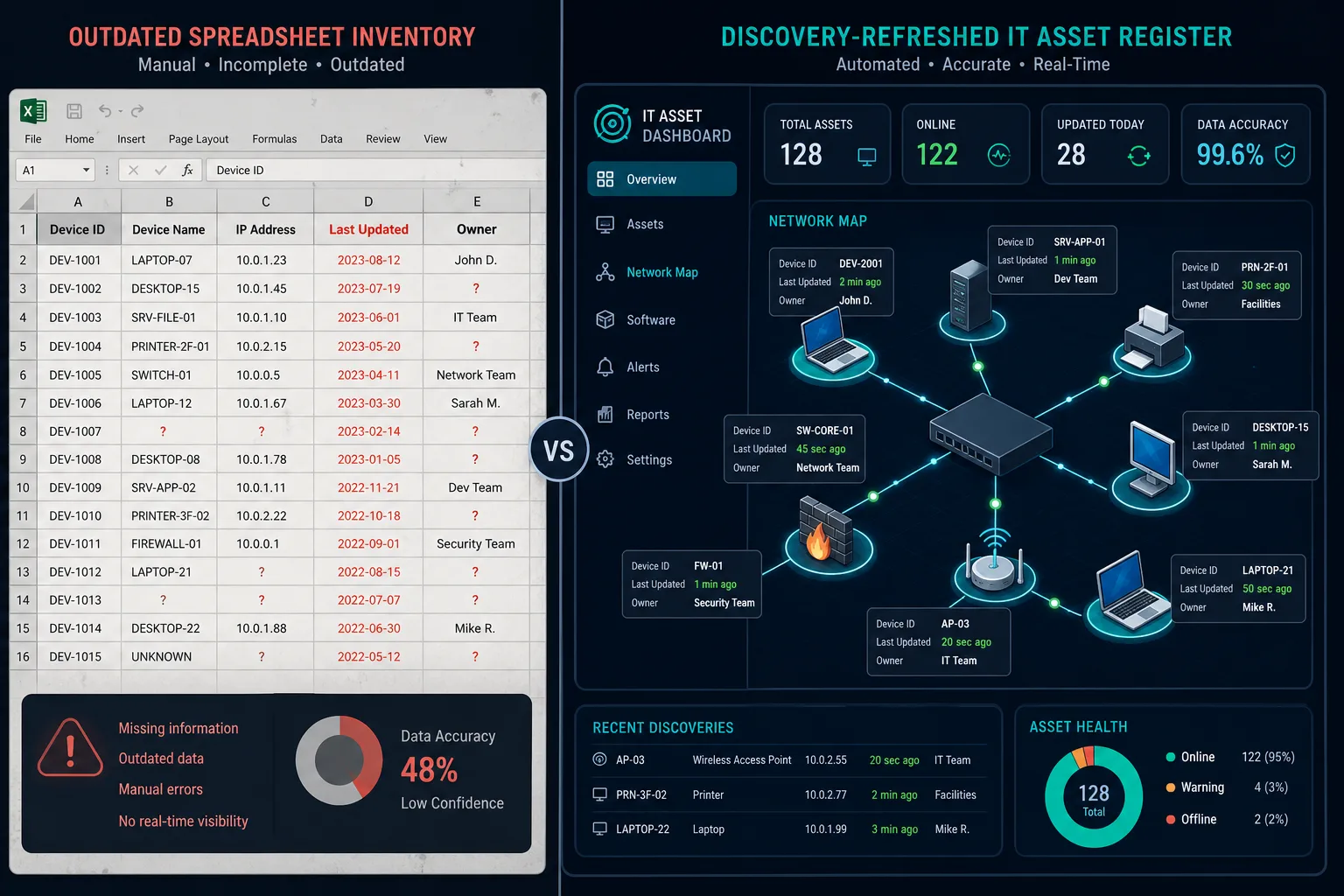 Spreadsheet Inventory List Drifting Out — Asset Management Software For Small Business