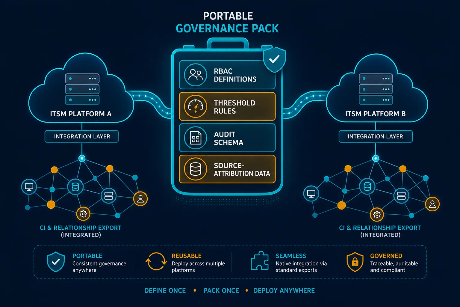 Conceptual Diagram Showing Portable Gove Conceptual Diagram Showing Portable Gove — Agentic Lock In Vs Platform Lock In Governance
