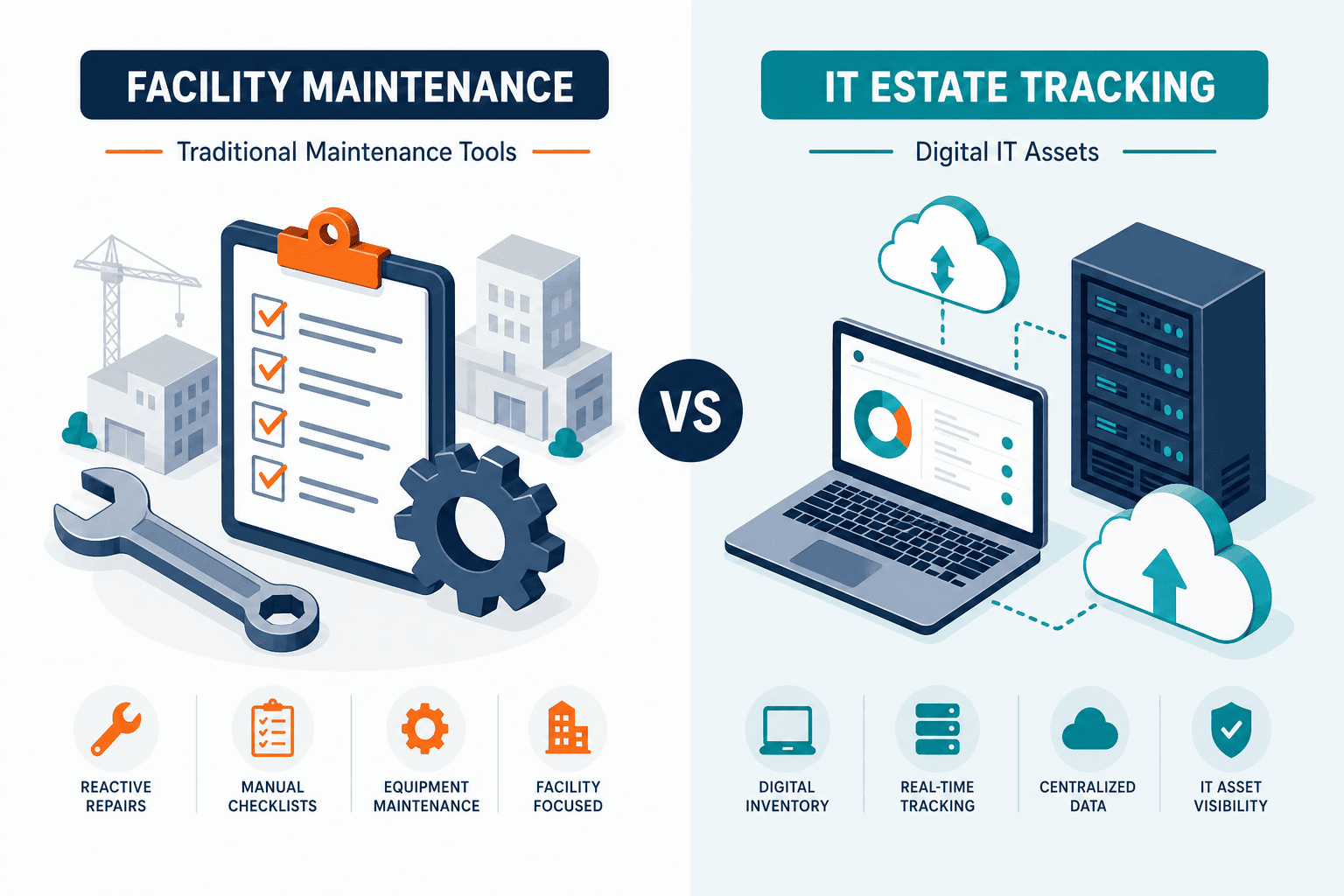 Facility Maintenance Icons Set Against L Facility Maintenance Icons Set Against L — Asset Management Software For Small Business