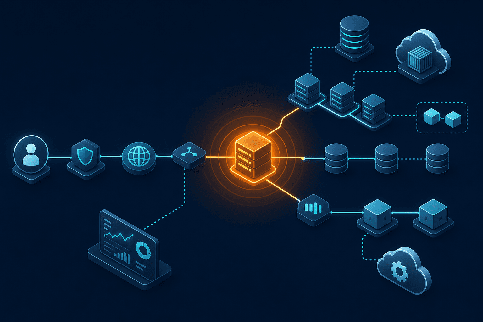 Illustrative Dependency Graph Connecting — Enterprise Cmdb Hybrid Cloud It Madrid Dora Dashboard