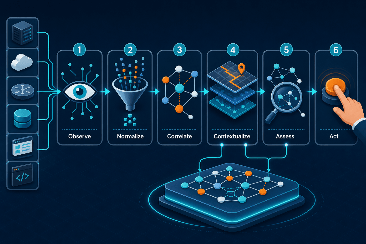 Illustrative Example Of The Six Stage It Illustrative Example Of The Six Stage It — Itom In Telecommunications