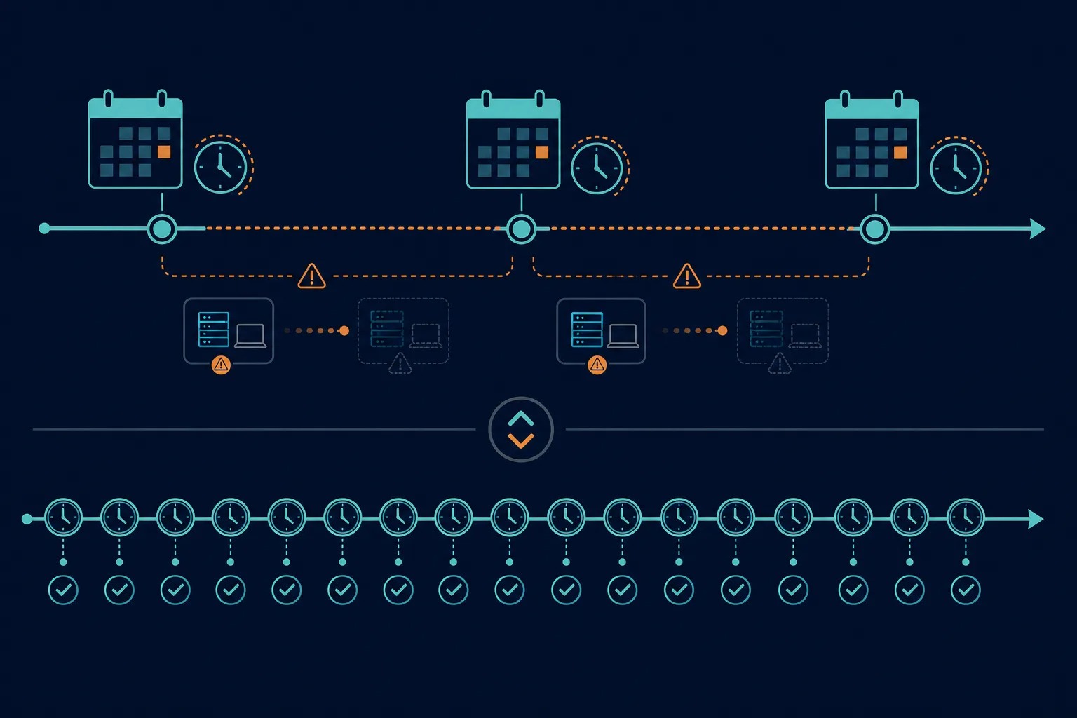 Conceptual Timeline Comparing A Quarterl Conceptual Timeline Comparing A Quarterl — Cmdb Ecommerce It Infrastructure Warsaw Gateway